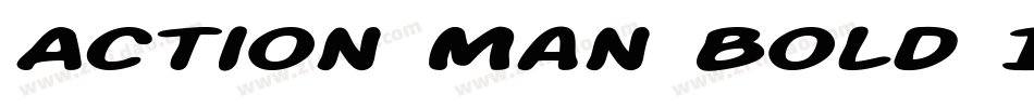 Action Man Bold Italic字体转换